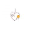 MY iMenso ODM "Heart & Rose 20mm" (925/rhod-0,5M)