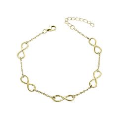 MY iMenso ODM "Infinito solo" bracelet 6x14mm (925/gold-plated)