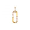 MY iMenso ODM "Loop CZ" pendant (925/0,5Mgold-plated)