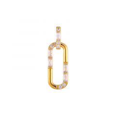 MY iMenso ODM "Loop CZ" pendant (925/0,5Mgold-plated)