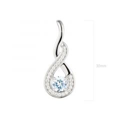 MY iMenso ODM "Maestoso blu" pendant  (925/rhod-plated)