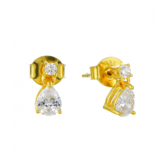 MY iMenso ODM "Milla Crystal" earrings (925/0,5Mgold-plated)