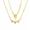 MY iMenso ODM "Milla Crystal" necklace (925/0,5Mgold-plated)