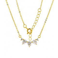 MY iMenso ODM "Milla Crystal" necklace (925/0,5Mgold-plated)