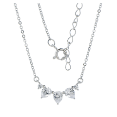 MY iMenso ODM "Milla Crystal" necklace (925/rhod-plated)