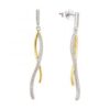 MY iMenso ODM "Moderno" earrings (925/rhod/0,5Mgold-plated)