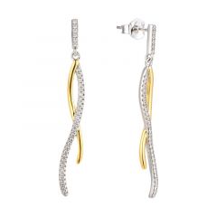 MY iMenso ODM "Moderno" earrings (925/rhod/0,5Mgold-plated)