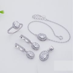 MY iMenso ODM "Ovali" set (925/rhod-plated)