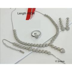 MY iMenso ODM Bridgerstone  "Paolina" set (925/rhod-plated) (Bridal)