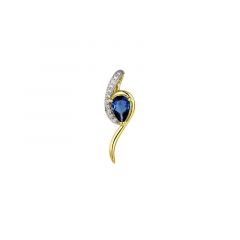 MY iMenso ODM "Pavoncella CZ" pendant 20,5mm (925/rhod/gold-plated)