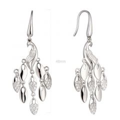 MY iMenso ODM "Pavone" earrings  (925/rhod-plated)
