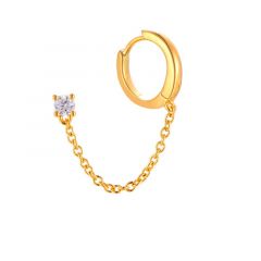 MY iMenso ODM "Perno Creolo" single earring (925/0,5Mgold-plated)