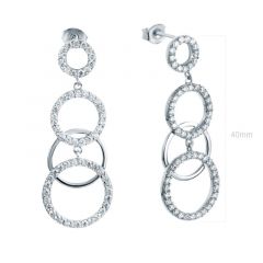 MY iMenso ODM "Più turni" earrings  (925/rhod-plated)
