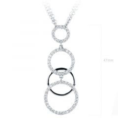 MY iMenso ODM "Più turni" pendant  (925/rhod-plated)