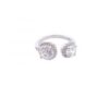 MY iMenso ODM "Queen white CZ"  ring (925/rhod-plated)