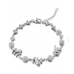 MY iMenso ODM "Regina Crystal CZ" bracelet  (925/rhod-plated)