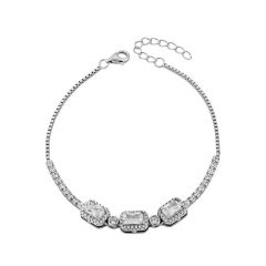 MY iMenso ODM "Rinascimento CZ" bracelet  (925/rhod/plated)