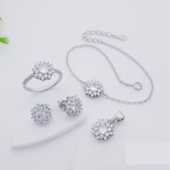 MY iMenso ODM "Rondo Roset" set (925/rhod-plated)