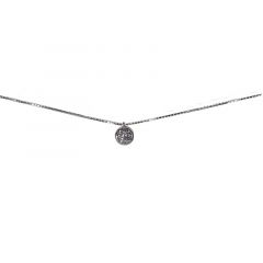 MY iMenso ODM "Round CZ 3mm" necklace (925/rhod-plated) 42cm