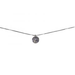 MY iMenso ODM "Round CZ 5mm" necklace (925/rhod-plated) 42cm