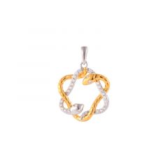 MY iMenso ODM "Serpenteo CZ 19mm" pendant (925/0,5Mgold-plated)
