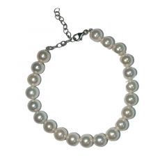 MY iMenso ODM "Shell Pearl 6.5mm" bracelet (925/rhod-plated) 21+3cm