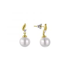 MY iMenso ODM "Shell pearl Frivola" earstuds (925/0,5Mgold-plated)