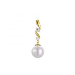 MY iMenso ODM "Shell pearl Frivola" pendant (925/0,5Mgold-plated)