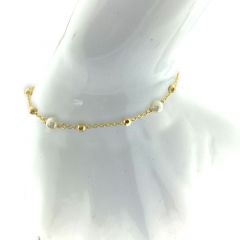 MY iMenso ODM "Shell pearls & balls" bracelet (925/0,5Mgold-plated) 17+3cm