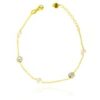 MY iMenso ODM "Shell pearls CZballs" bracelet (925/0,5Mgold-plated) 17+3cm