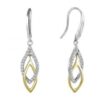 MY iMenso ODM "Sospelisse CZ" earrings 28mm  (925/rhod/gold-plated)