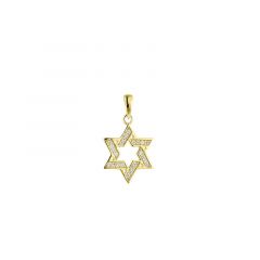 MY iMenso ODM "Star CZ 14mm" pendant (925/0,5Mgold-plated)