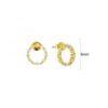 MY iMenso ODM "Sunny Loop" earring  (925/0,5Mgold-plated)