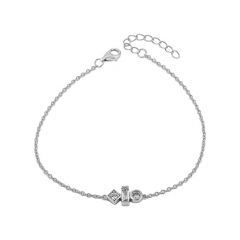 MY iMenso ODM "Trio di pietre CZ" bracelet  (925/rhod/plated)