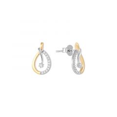 MY iMenso ODM "TT Drop" 15mm earrings  (925/rhod-plated)