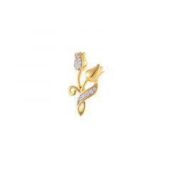 MY iMenso ODM "Tulipano CZ 18mm" pendant (925/rhod-plated)