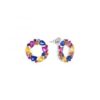 MY iMenso ODM "Tutti Frutti rondo" earstuds (925/rhod-plated)
