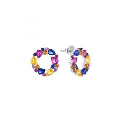MY iMenso ODM "Tutti Frutti rondo" earstuds (925/rhod-plated)