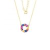 MY iMenso ODM "Tutti Frutti rondo" pendant (925/0,5Mgold-plated) 42+3cm
