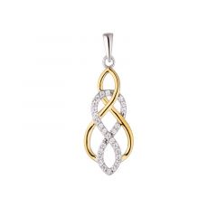 MY iMenso ODM "Twist Doppio" necklace (925/rhod/0,5Mgold-plated)