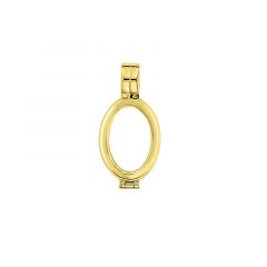 MY iMenso Ovali (14Vmm) medaillon "plano"  (925/1Mgold-plated)