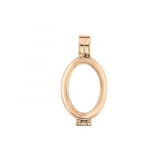 MY iMenso Ovali (18Vmm) medaillon "plano" (925/1Mrosegold-plated)