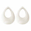 MY iMenso pair of pendant for Creoli "white pear" (shell)
