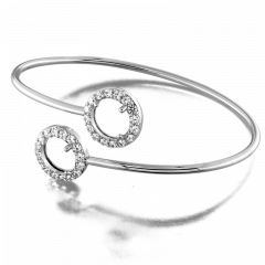 MY iMenso pura bangle with cz small 18cm