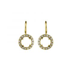 MY iMenso pura earrings with cz-stone 925/1Mgold