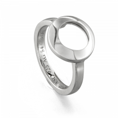 MY iMenso pura ring (925/rhod-plated) (choose your size)