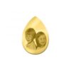 Personal engraving 25mm+glass / 2 Heads (925/gold-plated) 25mm