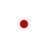Pura (9mm) insignia "Red Coral" (glass composite)